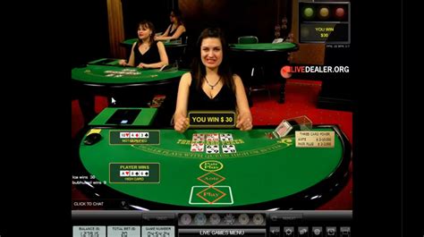 live three card poker.